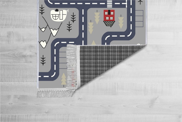 Conceptum Alfombra de Pasillo ELS582 Gris 80 x 150 cm Conceptum Alfombra de Pasillo ELS582 Gris 80 x 150 cm